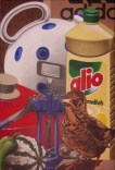 Stillleben mit Flaschenöffner und Sophie
